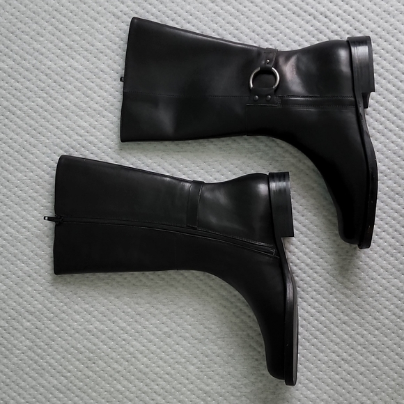 Banana Republic Leather boots Made in ITALY sz 7 - Picture 2 of 8